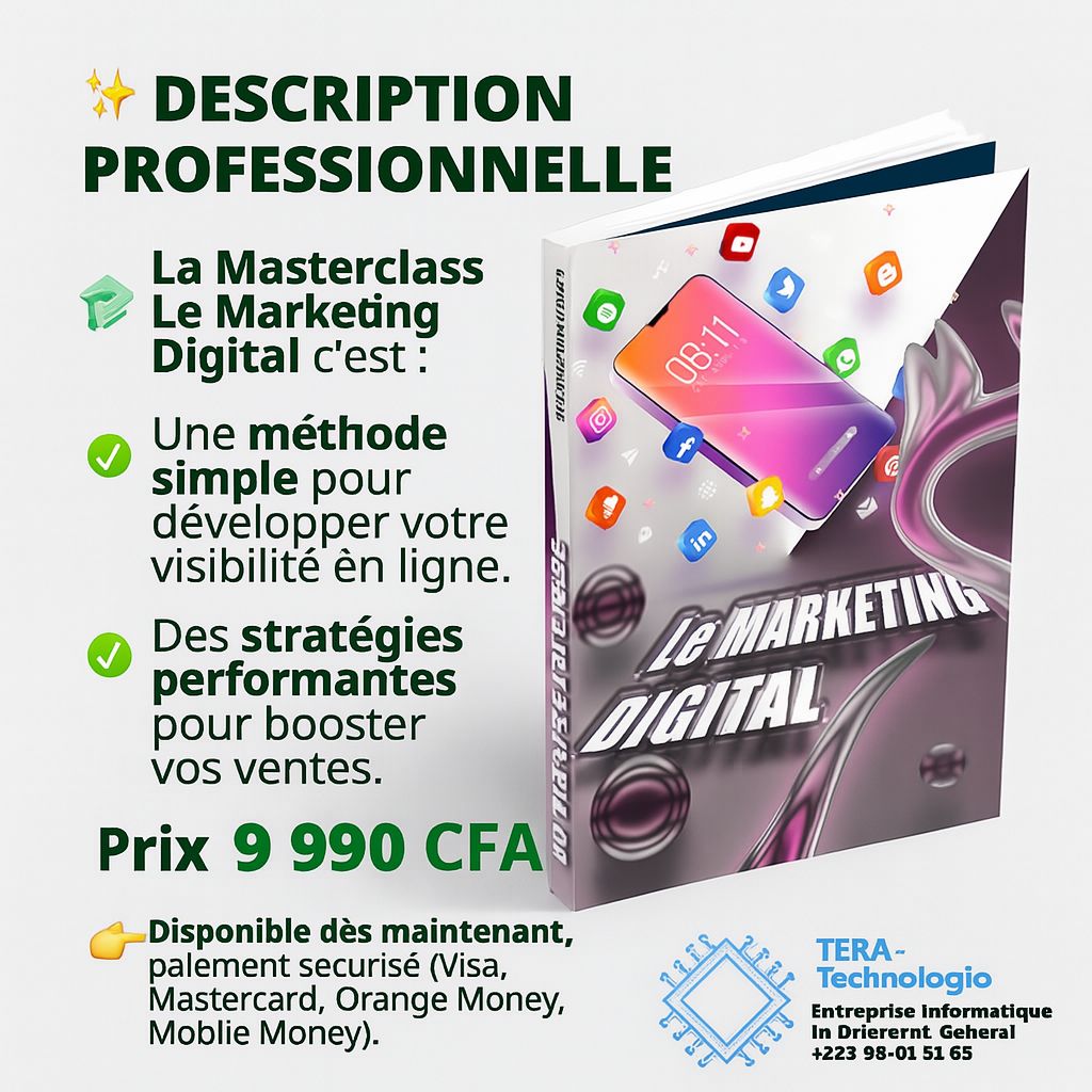 Masterclass Prémium : Générez des Millions avec IA, E-commerce & CRO Globaux