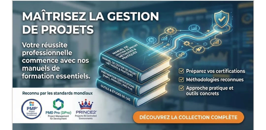 Pack Gestion de Projet Complet - Deviens Expert | 3000FCFA