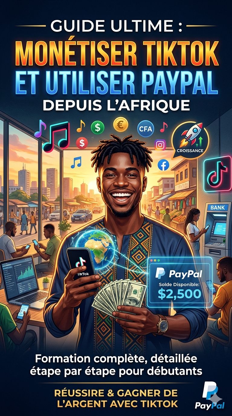 Monétisation TikTok & PayPal : Le manuel pratique pour réussir sans obstacles.
