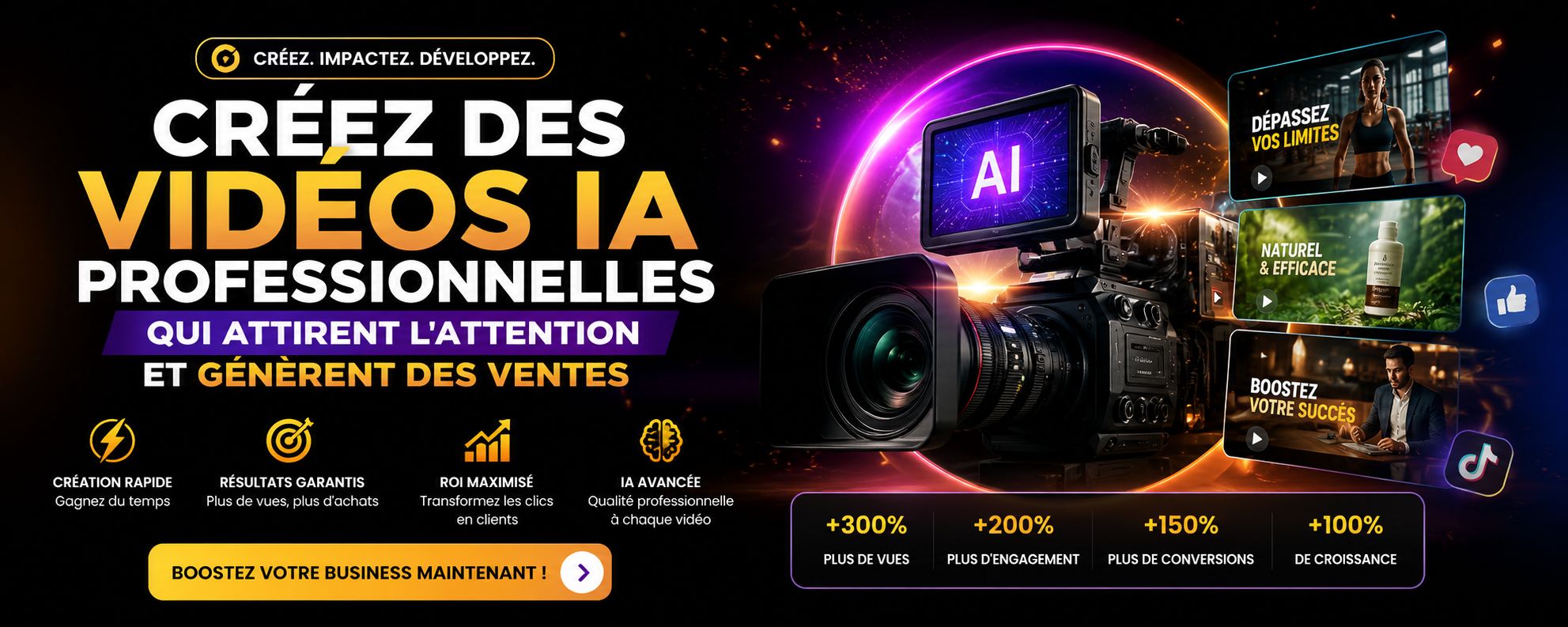 Boost ton business : Avatar vidéo ultra-réaliste qui vend, pas besoin de visage