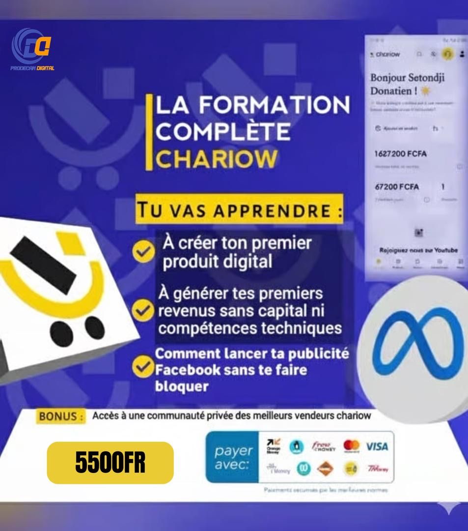 GUIDE COMPLET SUR CHARIOW