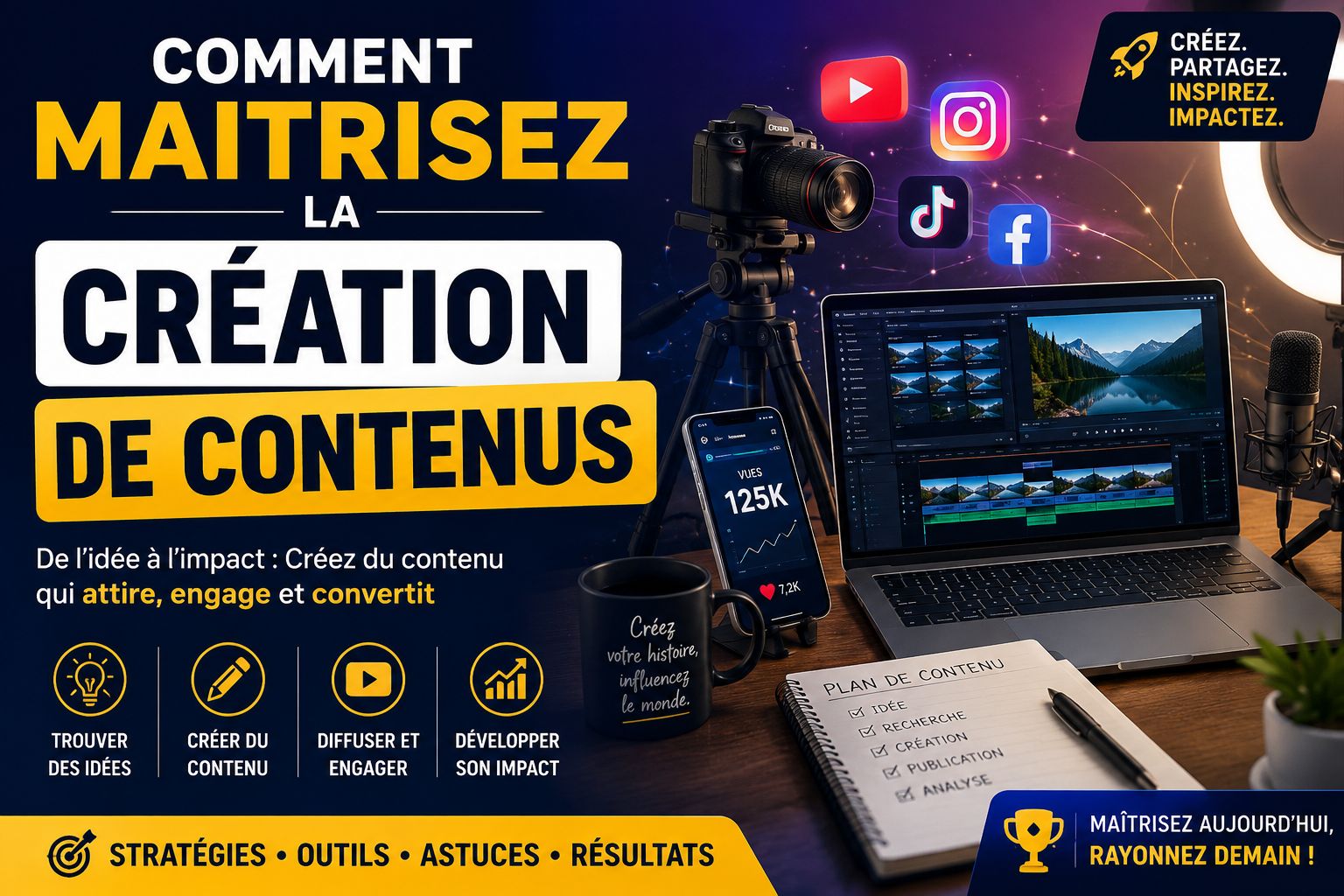 Ebook Comment Maitrisez la Création des Contenus