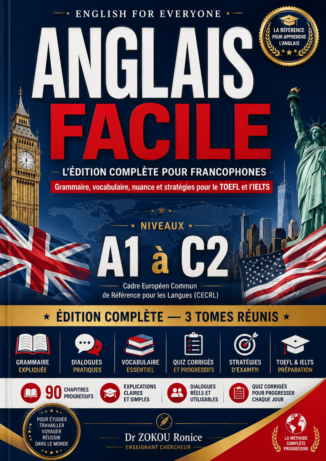 Anglais Facile Niveau A1-C2 TOEFL/IELTS