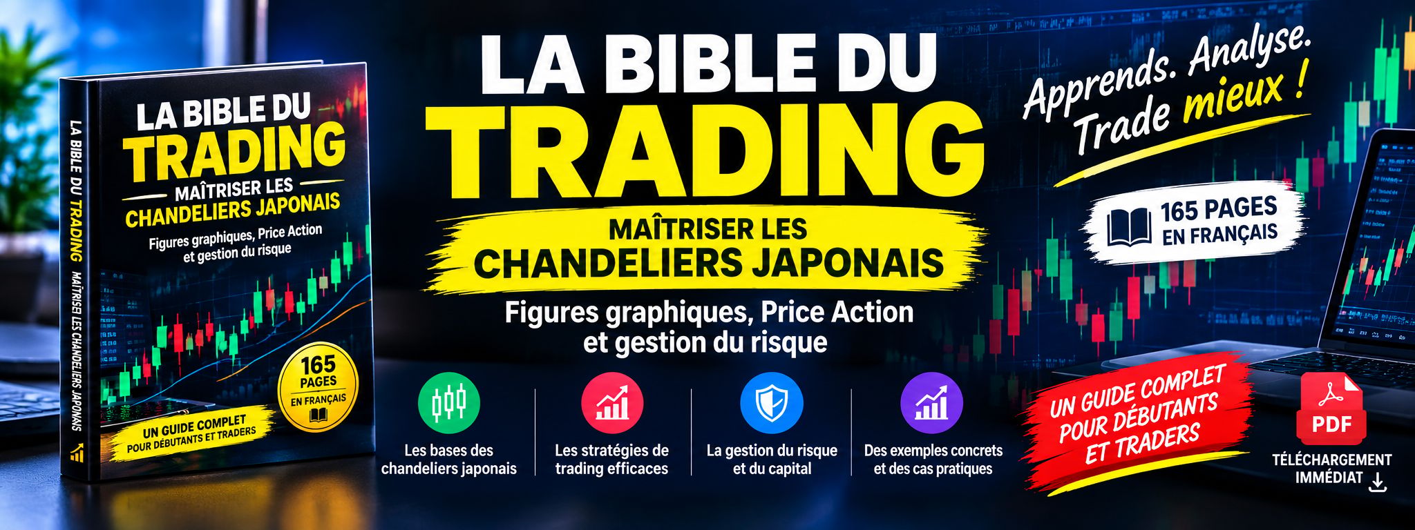 La Bible du Trading : Maîtriser les Chandeliers Japonais