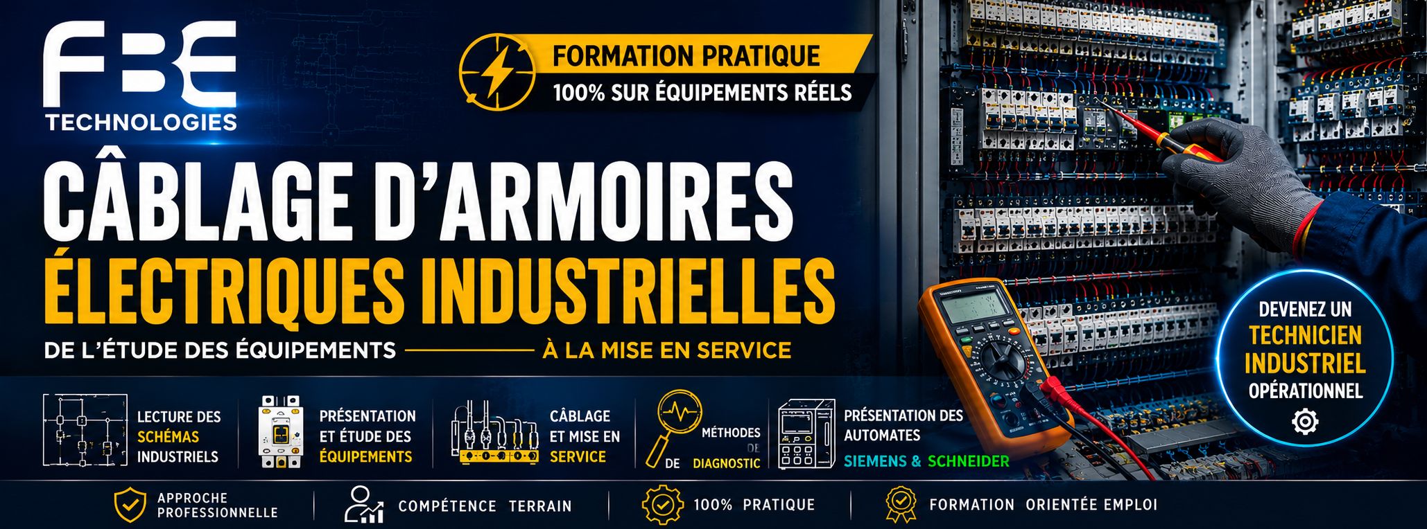 04 Câblage d’Armoires Industrielles : câblage, diagnostic et mise en service