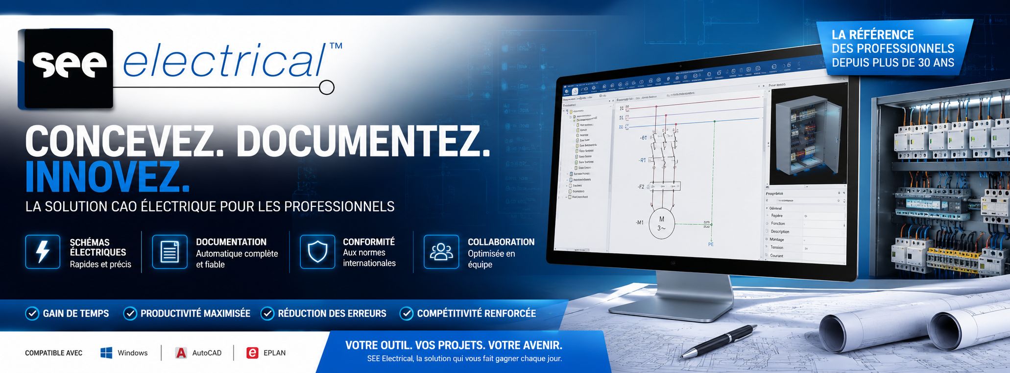 08 SEE Electrical : concevoir des schémas électriques et préparer la documentation technique