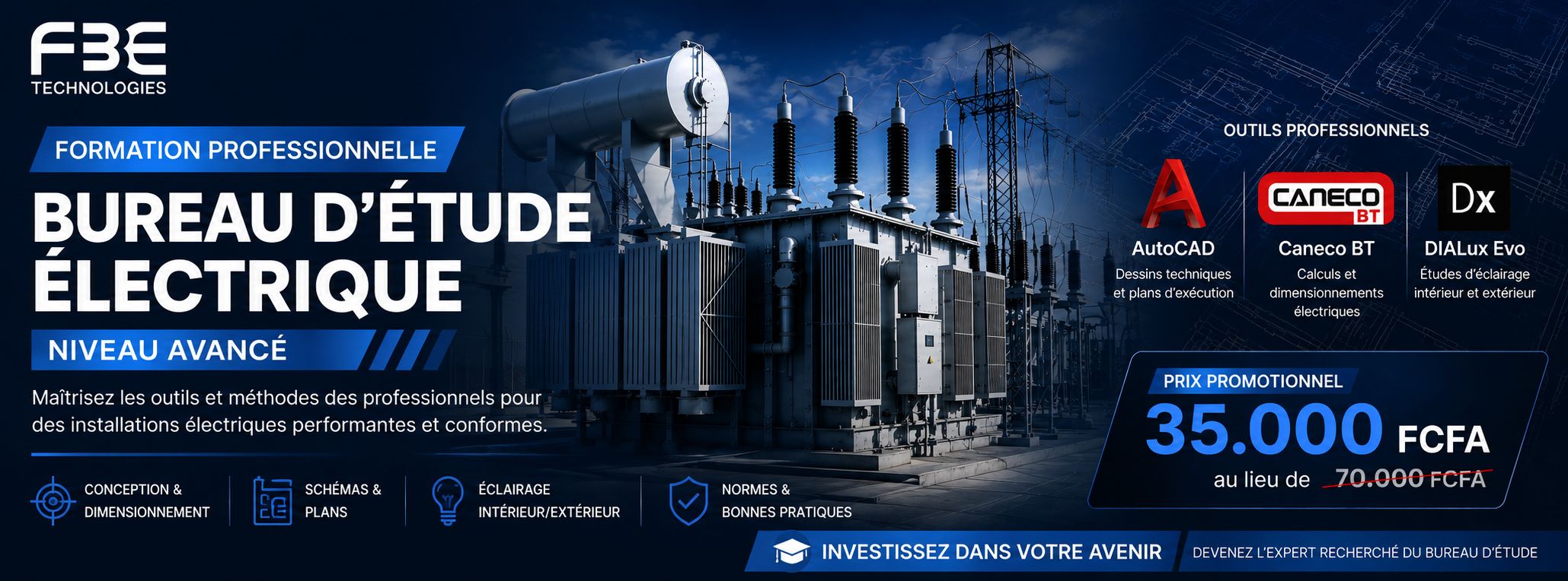 03 — Bureau d’Études Électriques Avancé : Formation + Logiciels Inclus
