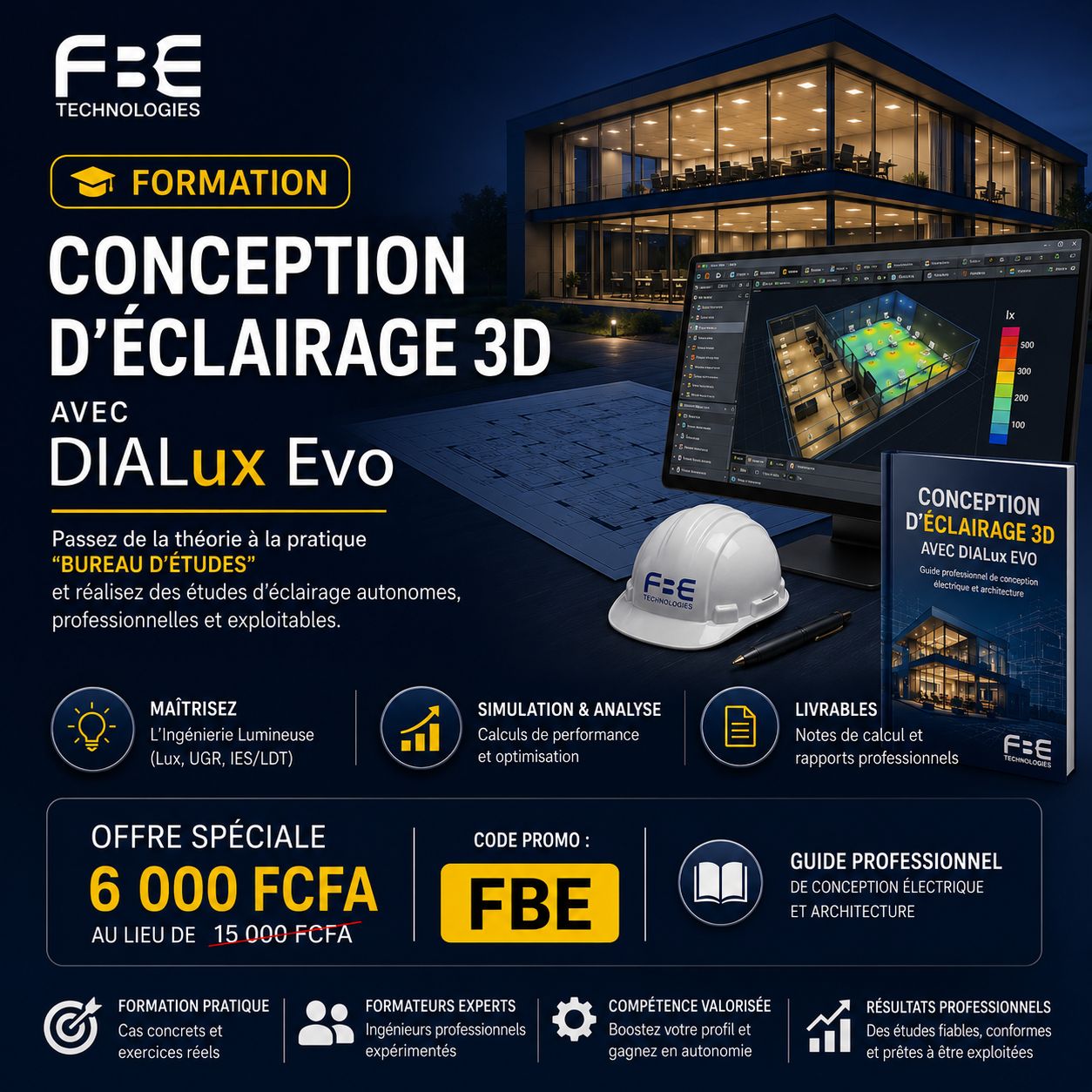 06 DIALux Evo : réaliser des études d’éclairage et des simulations professionnelles