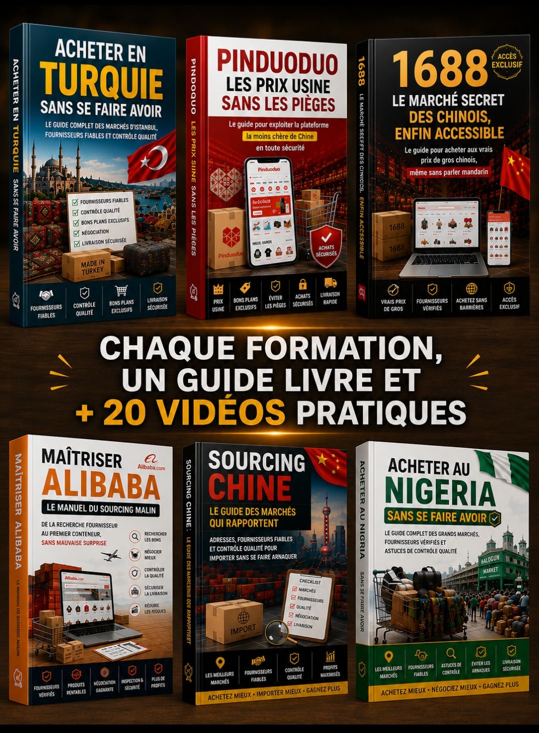 MULTI-FORMATIONS PRO SOURCING et IMPORTATIONS : Alibaba • 1688 • Pinduoduo • Turquie • Nigeria