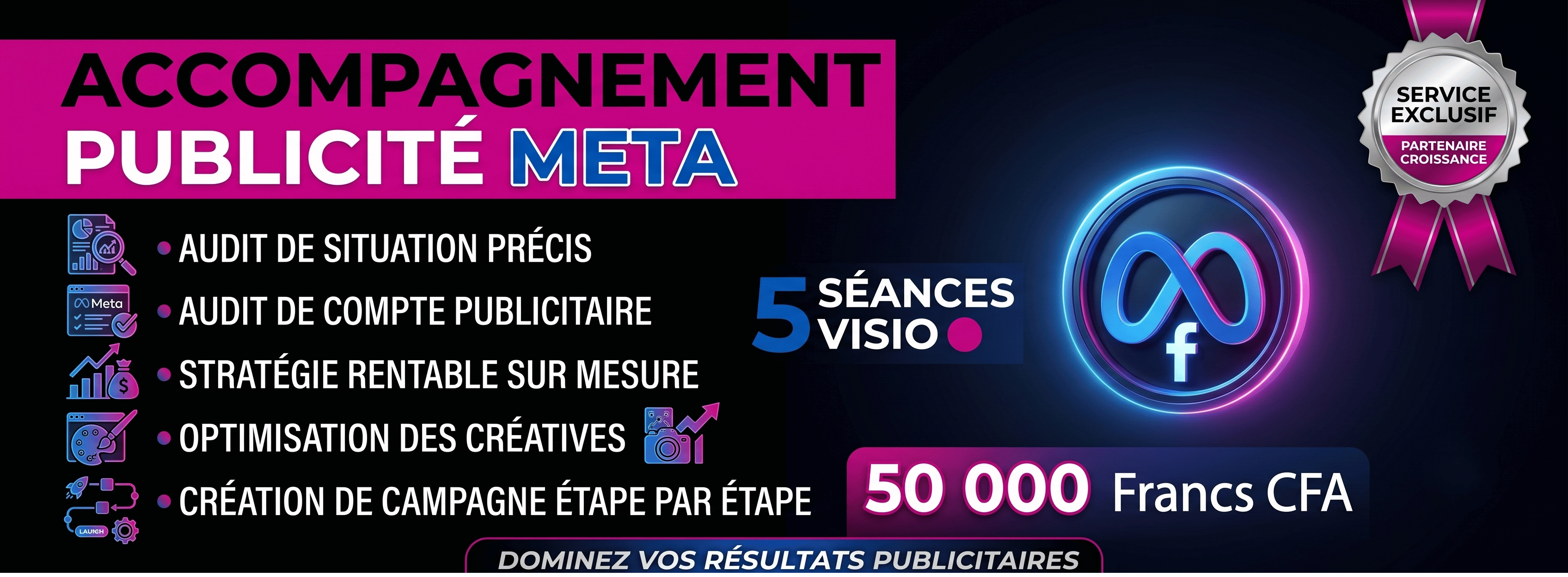 Accompagnement Meta Ads sur-mesure