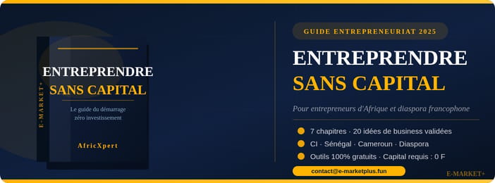 ENTREPRENDRE SANS CAPITAL