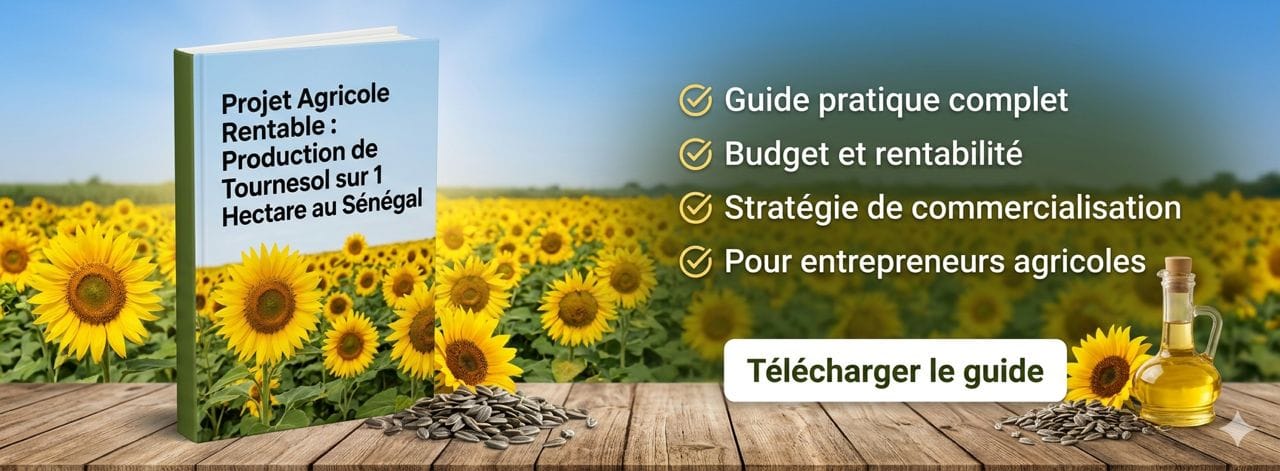 Projet Agricole Rentable : Production de Tournesol sur 1 Hectare au Sénégal