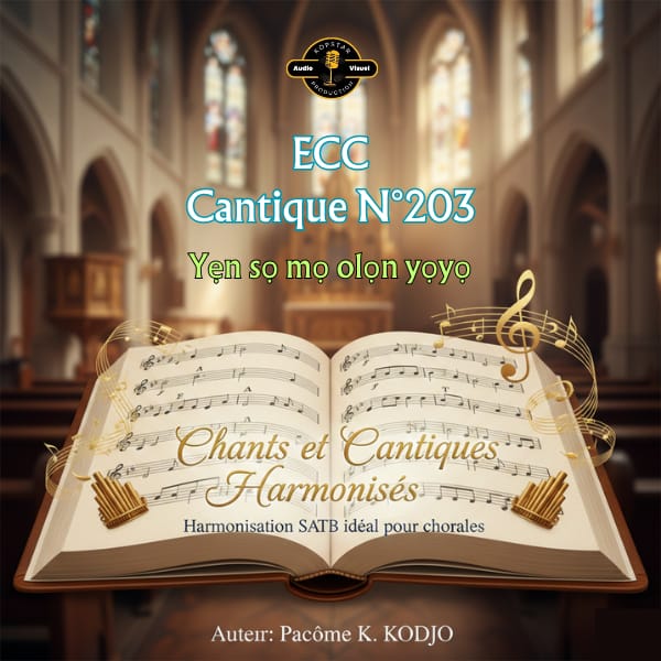 CANTIQUE ECC N°203 YẸN SỌ MỌ OLỌN YỌYỌ