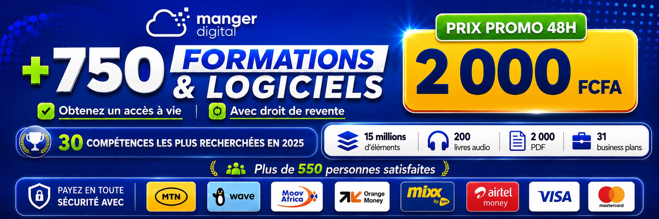 PACK ULTIME 2027 | +750 FORMATIONS ET RESSOURCES DIGITALES