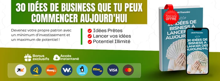 30 Idées de bisness à demander dès aujourd'hui