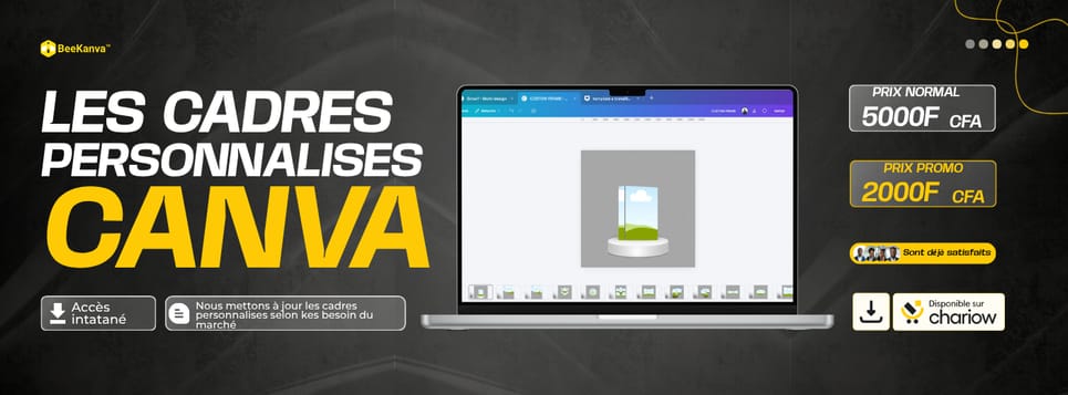 CADRES CANVA PERSONNALISÉS