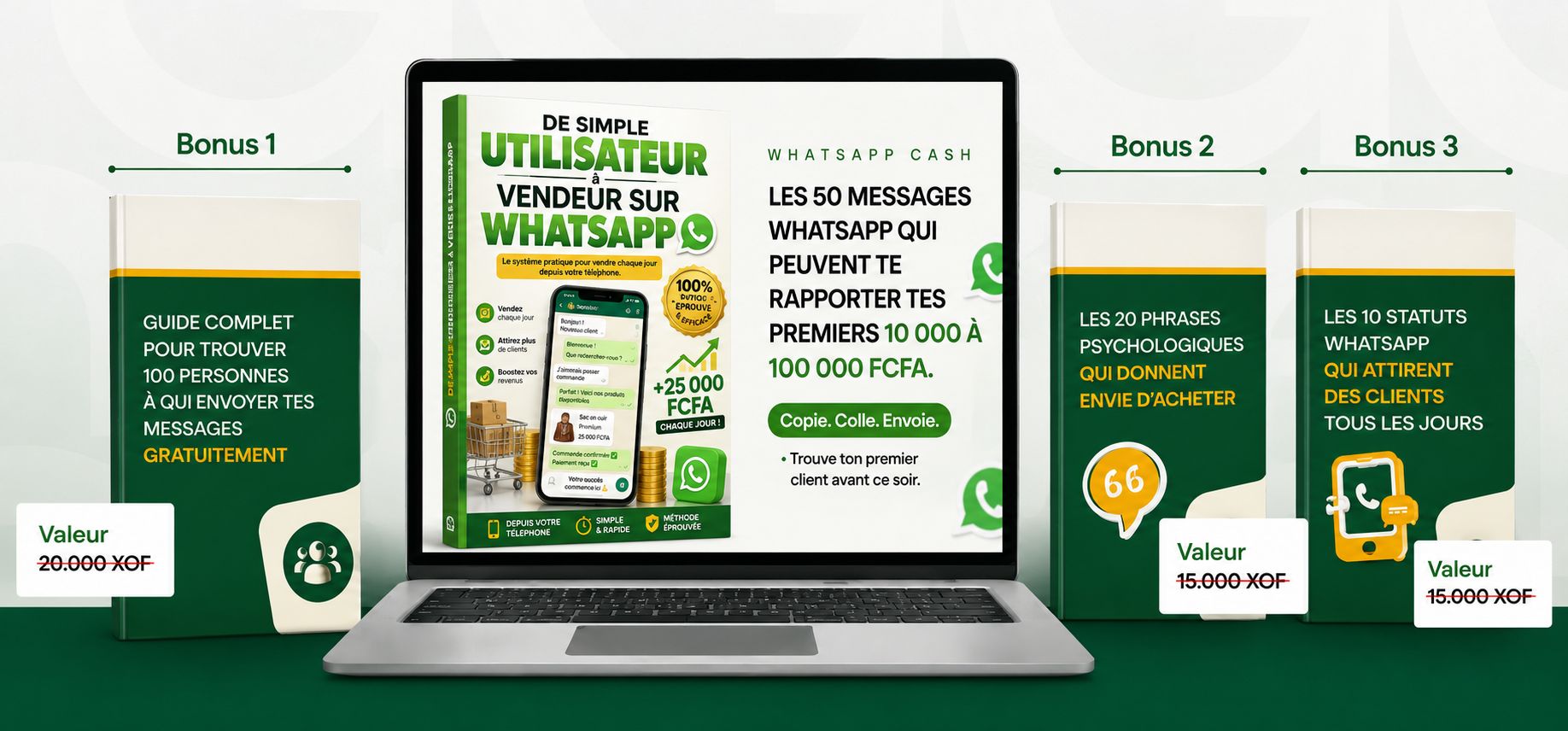 DE SIMPLE UTILISATEUR à VENDEUR SUR  WHATSAPP