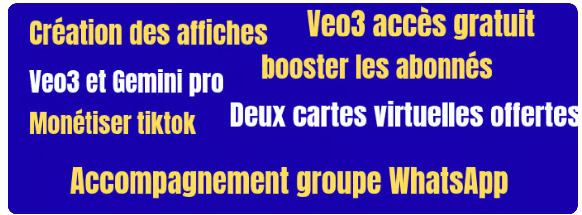 Formation pratique sur la création des vidéos et affiche avec VEO3 Gemini et autres outils IA