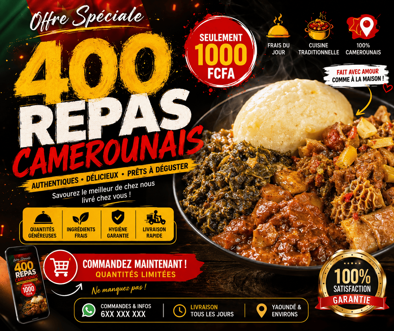 Pack 400 recette camerounaise
