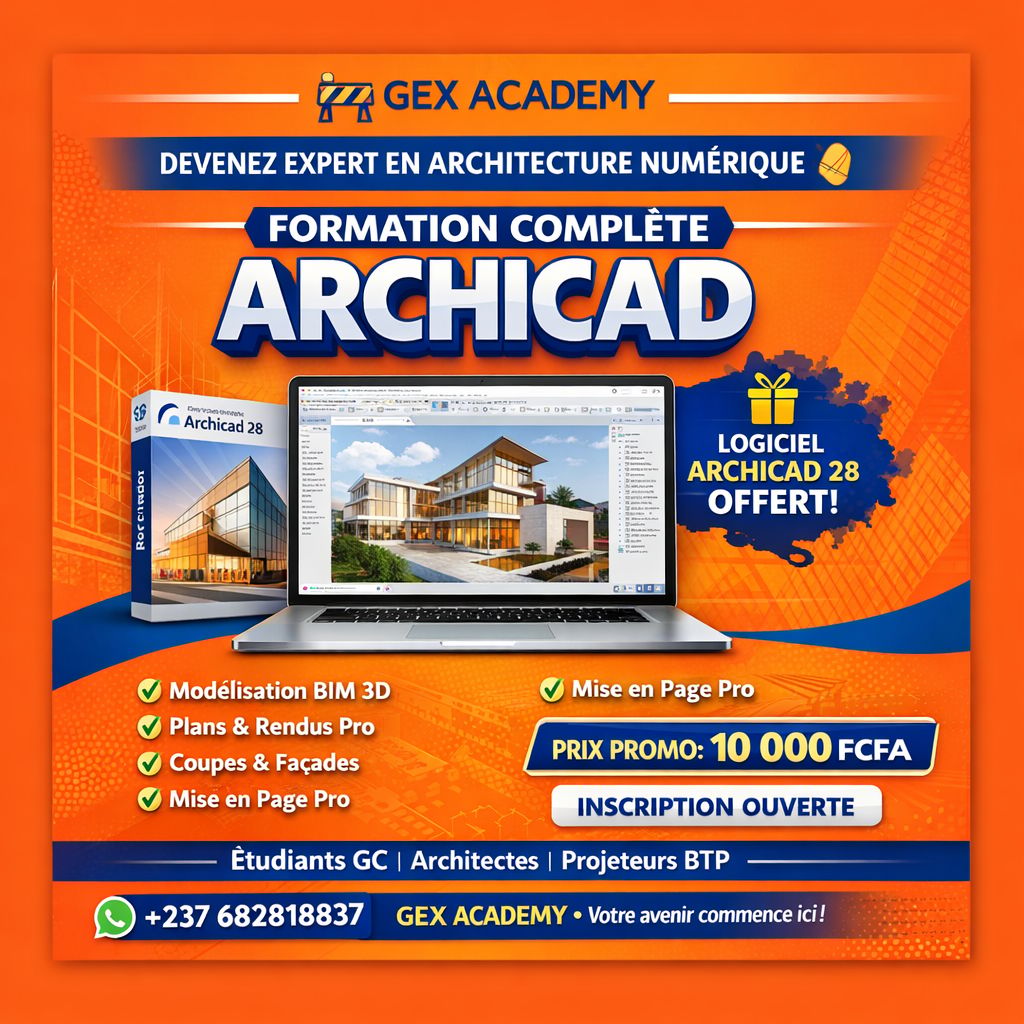 FORMATION COMPLETE  AU LOGICIEL ARCHICAD