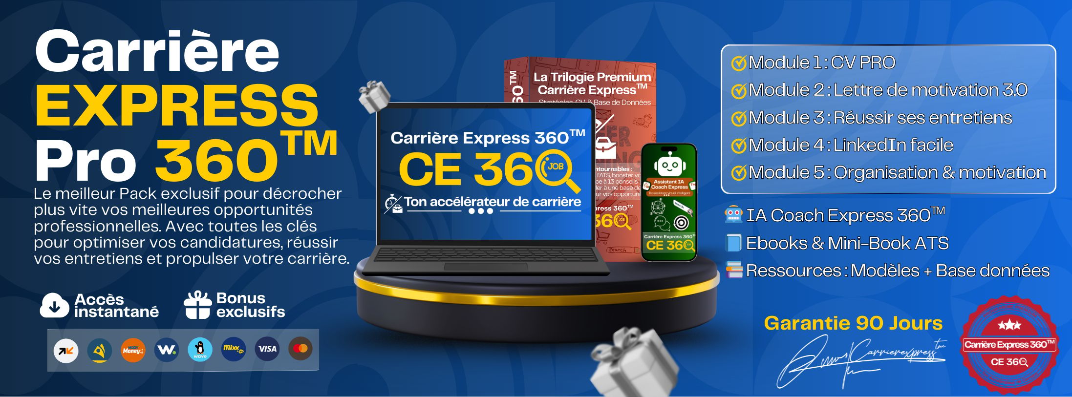 Carrière Express 360™ - Outils & IA