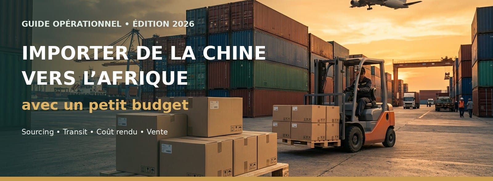 Importer de Chine vers l’Afrique — Guide pratique 2026 + calculateur