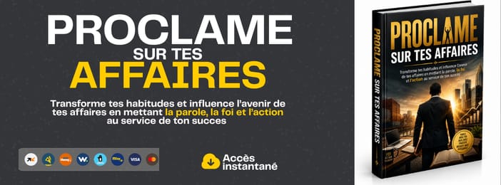 PROCLAME SUR TES AFFAIRES