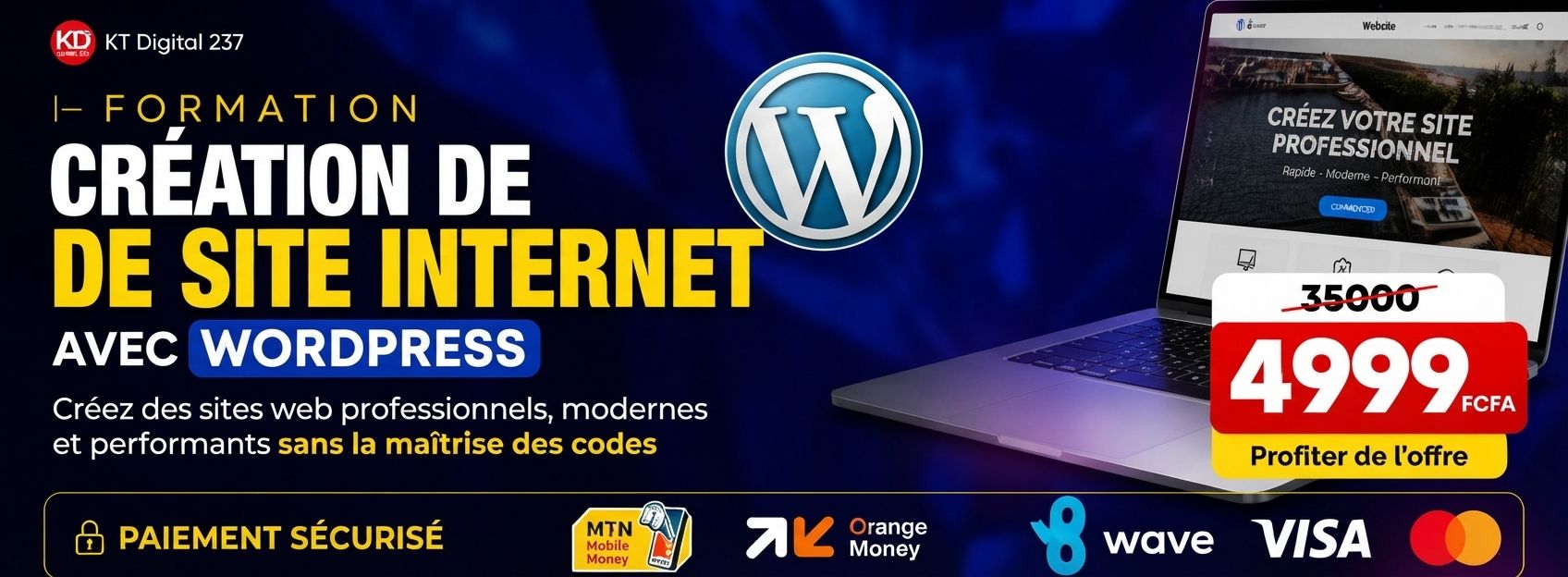 CRÉATION DE SITE INTERNET AVEC WORDPRESS