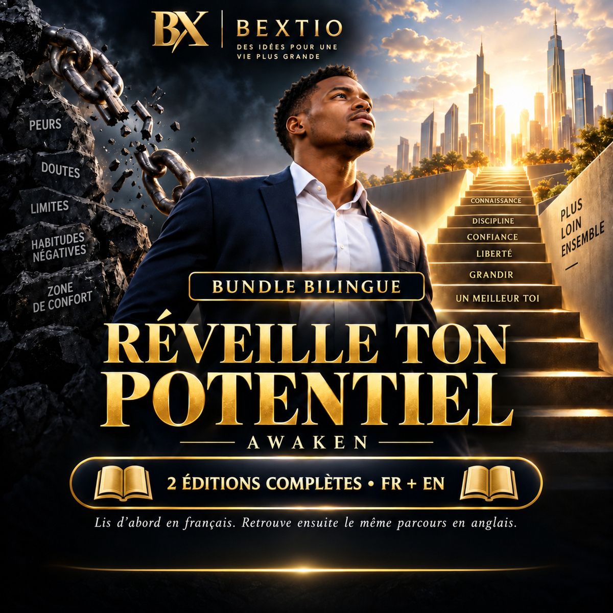 Couverture de RÉVEILLE TON POTENTIEL / AWAKEN, édition bilingue FR → EN