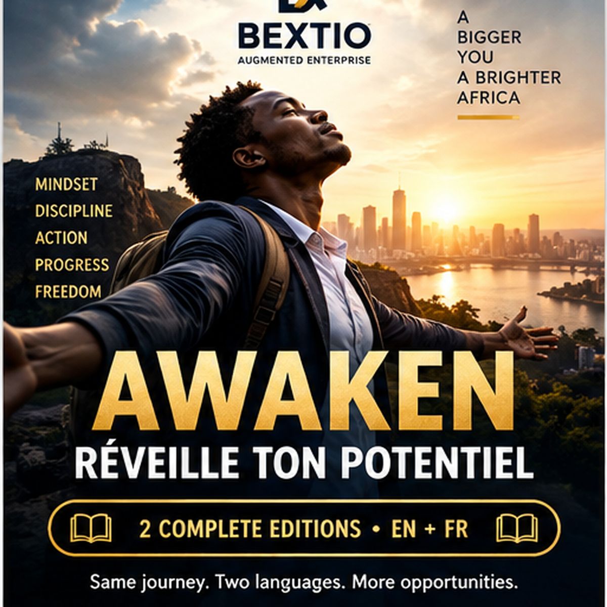 Cover of AWAKEN / RÉVEILLE TON POTENTIEL, bilingual edition EN → FR