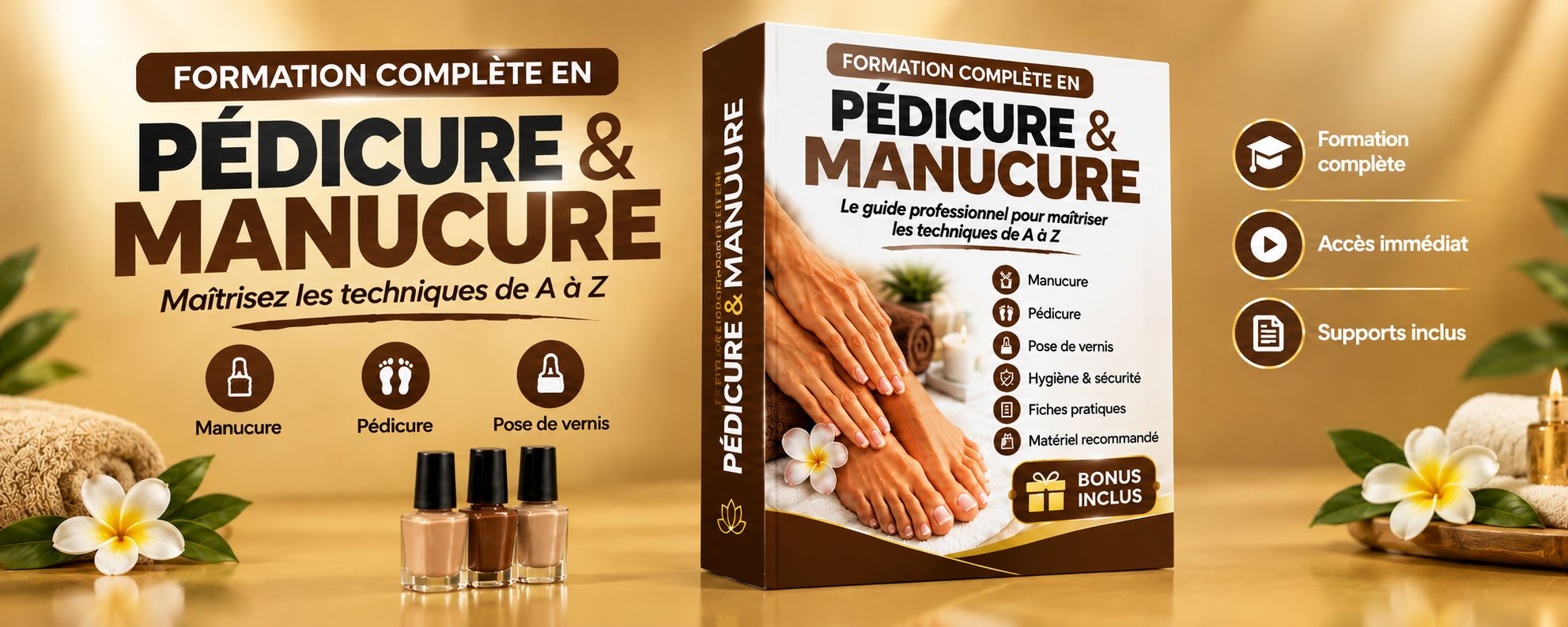 Pédicure & Manucure Pro : Apprenez, Pratiquez et Lancez Votre Activité en 30 Jours
