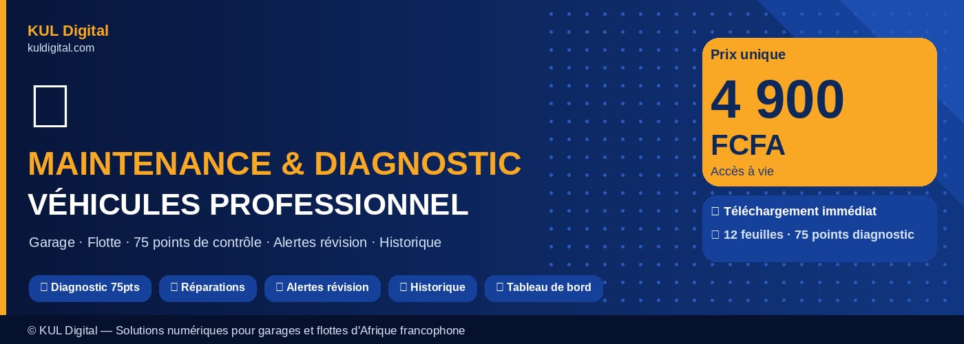 🔧Maintenance & Diagnostic Vehicules