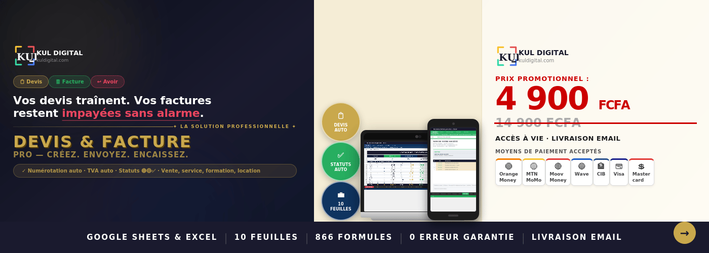 Devis et Facture Professionnel