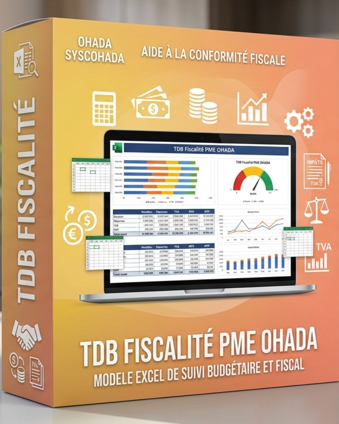 TDB Fiscalité PME OHADA — TVA · IS · CNPS · IR Automatiques