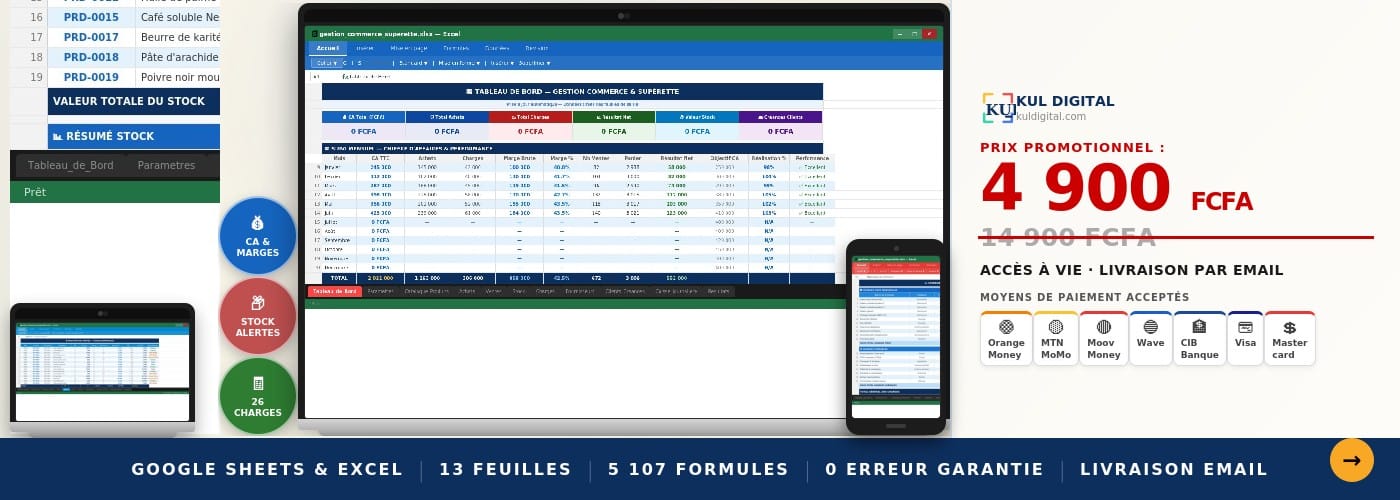 Gestion petit commerce et superette