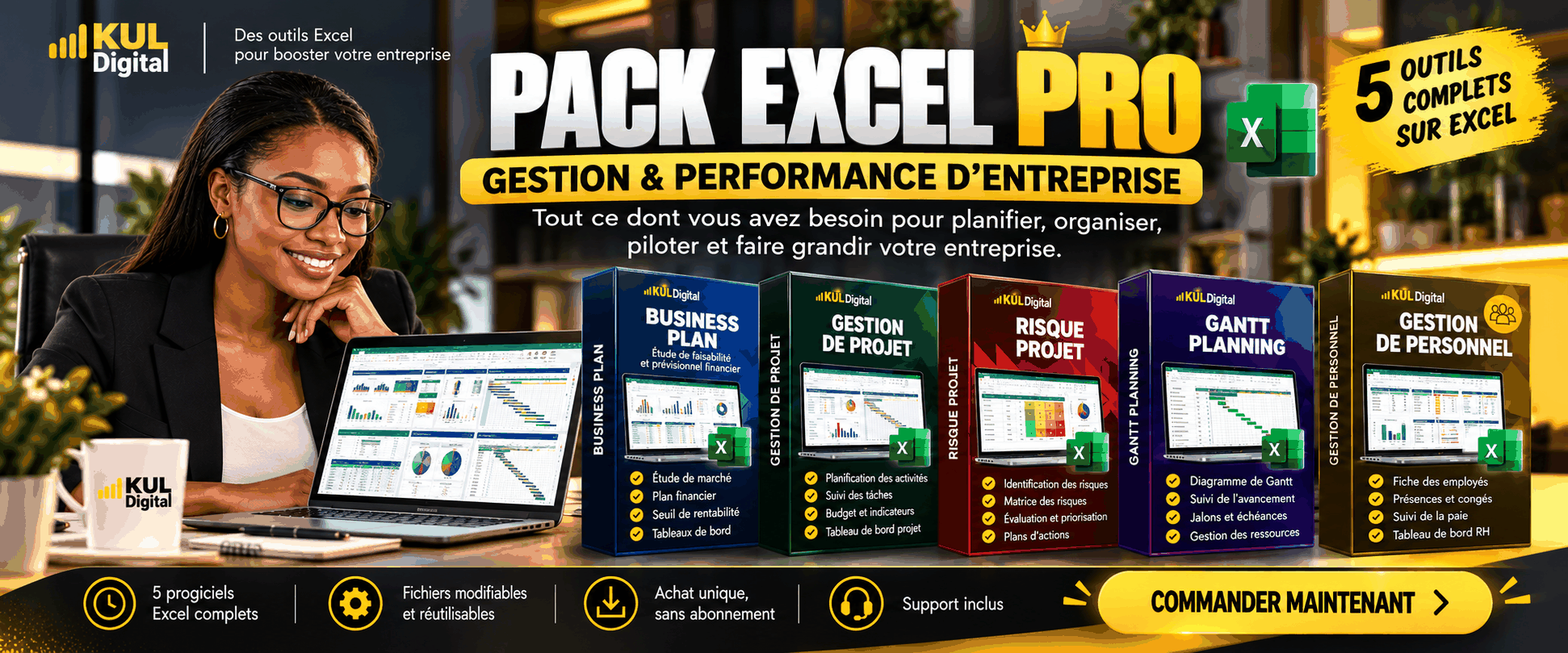 PACK EXCEL PRO — GESTION & PERFORMANCE D’ENTREPRISE
