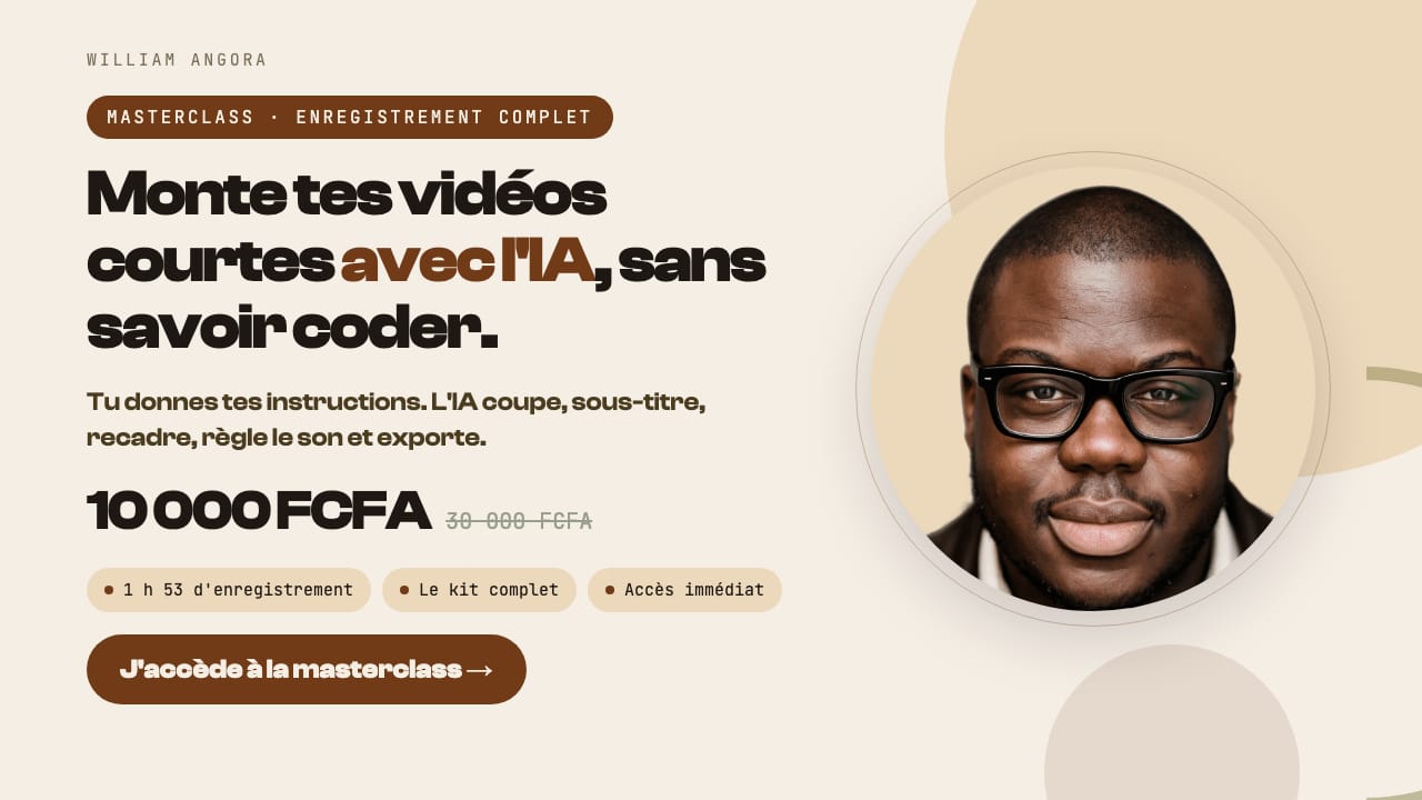MONTE · Monte tes vidéos courtes avec l'IA