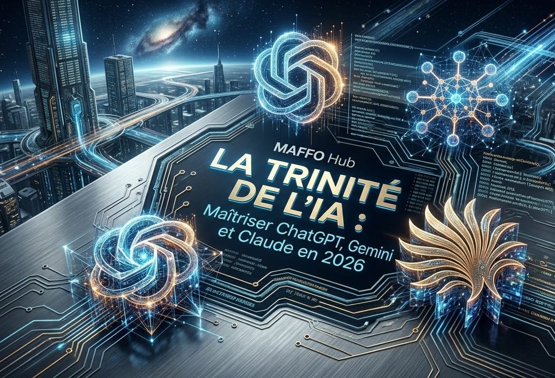 COURS VIDEOS ET GUIDE PRATIQUE LA TRINITÉ DE L'IA : Dompter ChatGPT, Gemini & Claude