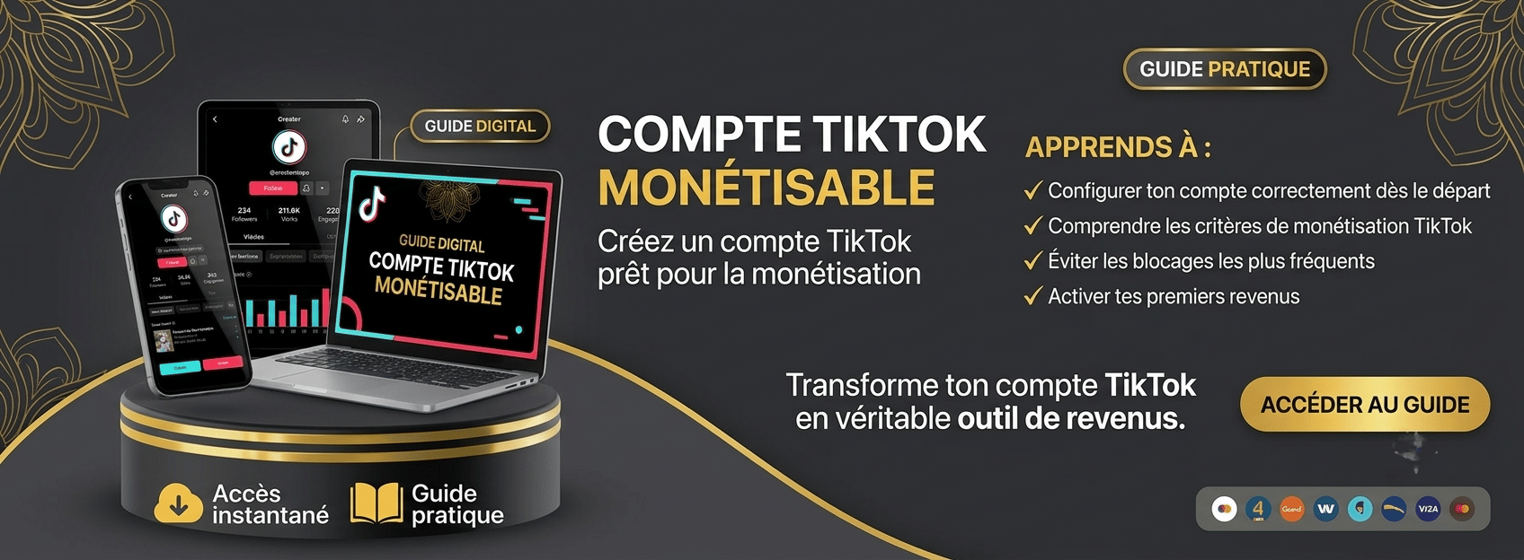 Créer un compte TikTok monétisable : Méthode étape par étape
