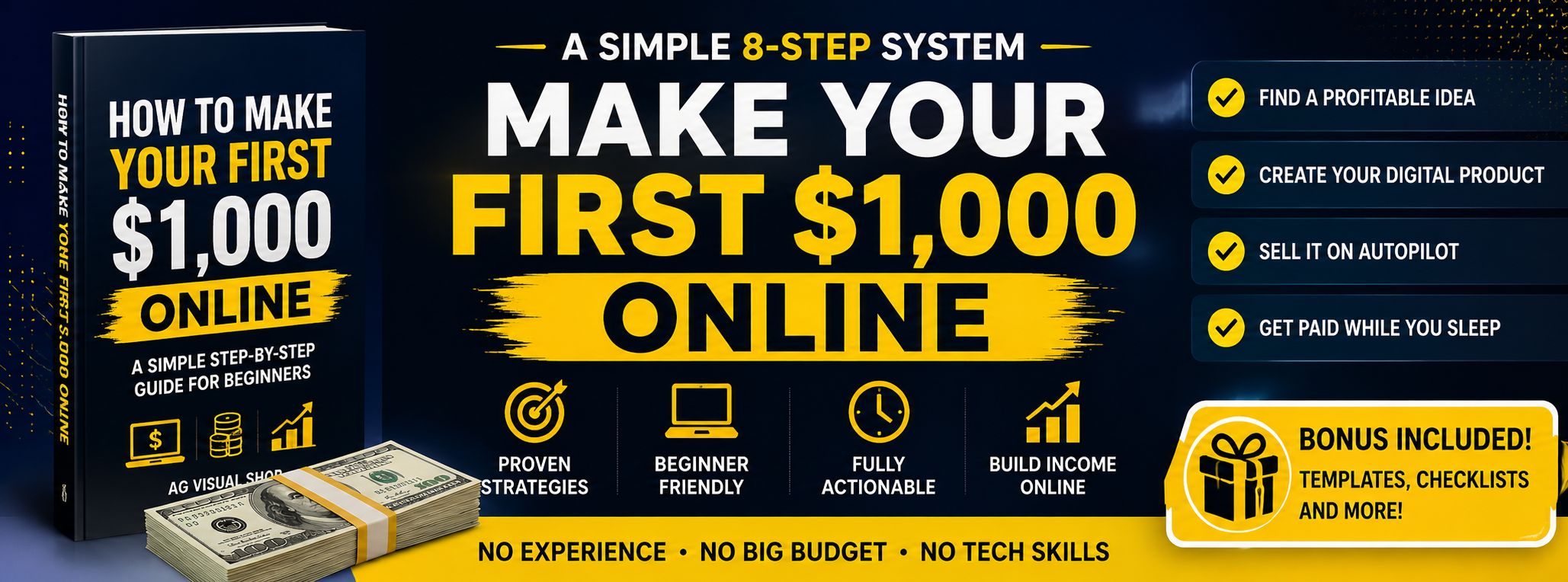 HOW TO MAKE YOUR FIRST $ ONLINE