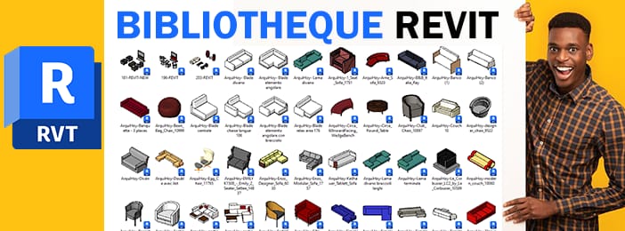 Bibliothèque Revit architecture