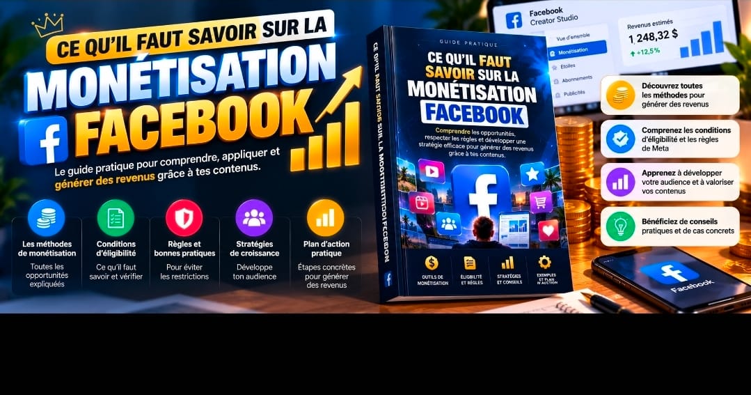 Ce qu’il faut savoir sur la monétisation Facebook