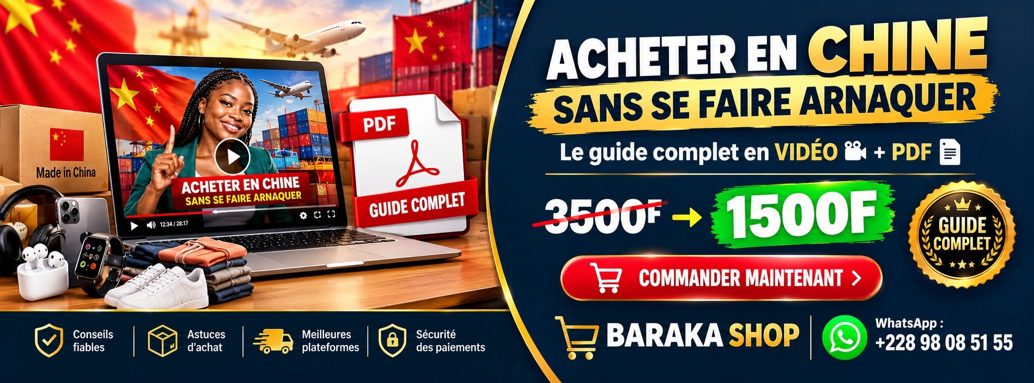 ACHETER EN CHINE SANS SE FAIRE ARNAQUER