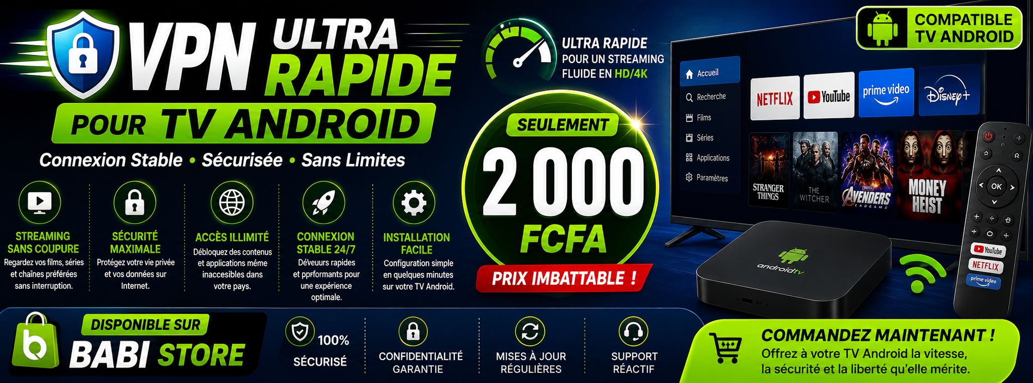 VPN pour Tv androïde