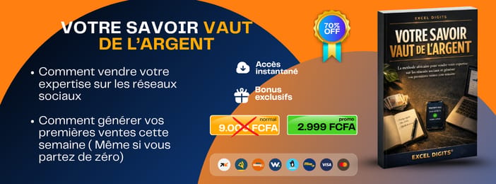 VOTRE SAVOIR VAUT DE L'ARGENT