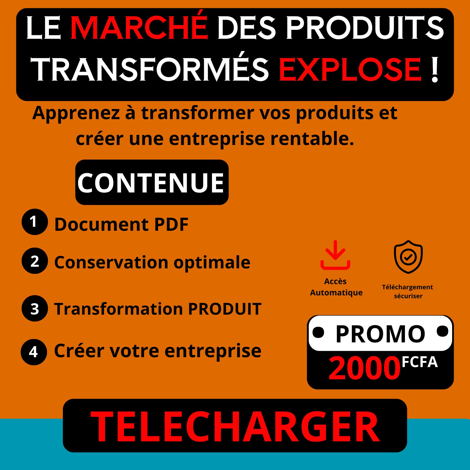 LA CONSERVATION & TRANSFORMATION AGROLIMENTAIRE