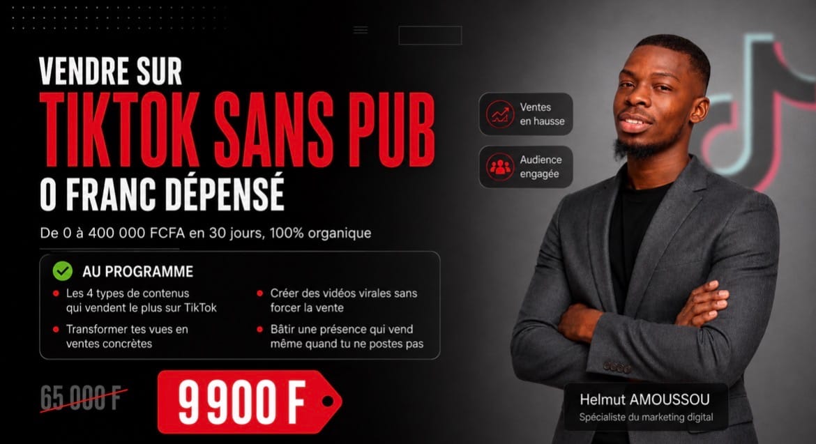 MasterClass Vidéo : Vendre sur TikTok sans publicité