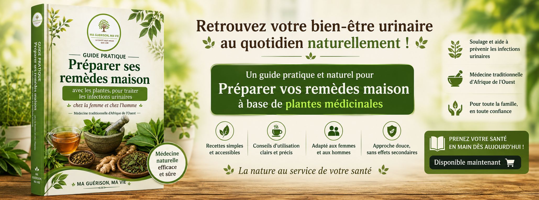 GUIDE PRATIQUE : Préparer ses remèdes pour traiter les infections urinaires.