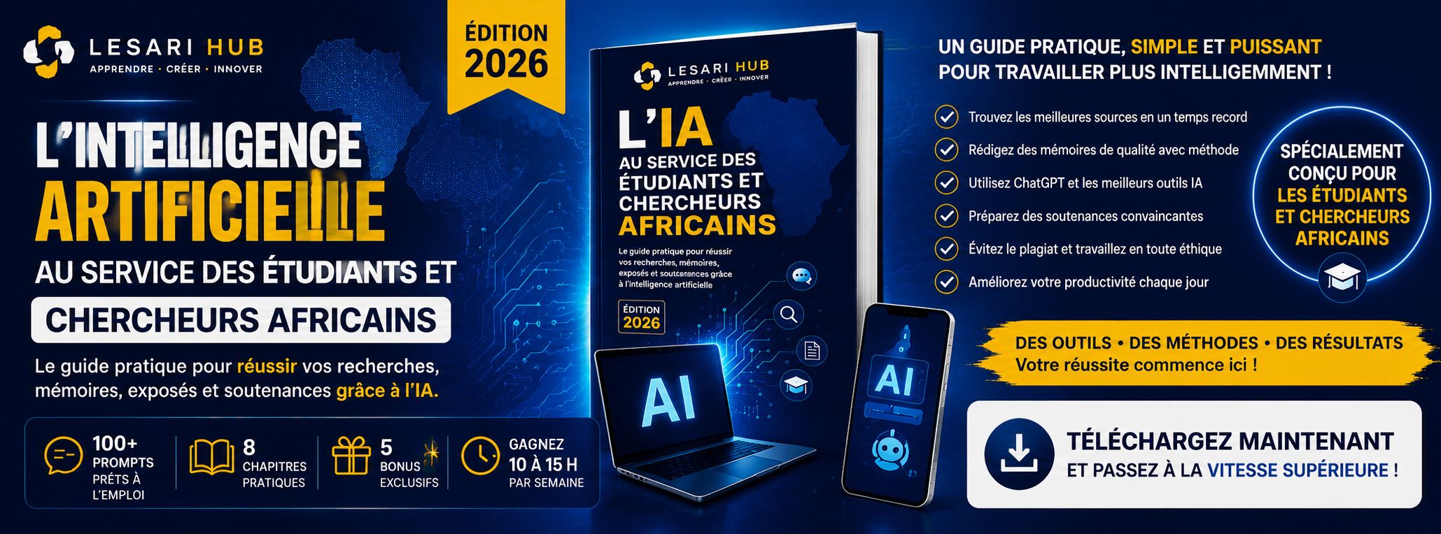 🎓 L’IA au service des étudiants et chercheurs africain — Le guide pratique .