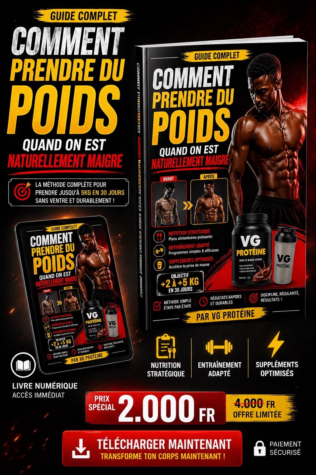 Comment prendre du poids quand on est naturellement maigre ?